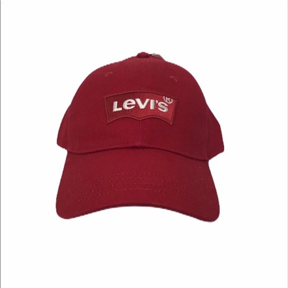 NWT Levi’s SnapBack Baseball Hat, Red or Blue - Picture 2 of 16